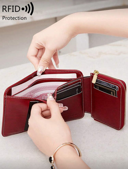 Portefeuille vintage/blocage RFID