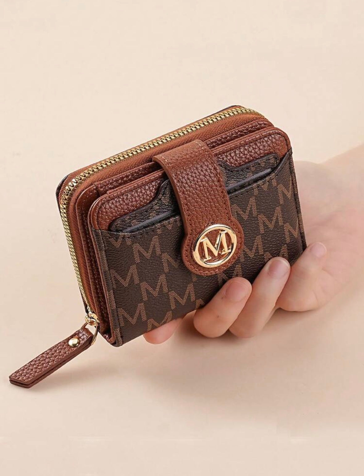 Portefeuille compacte - Brown