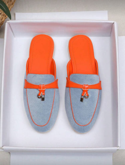 Mocassins plates à enfiler