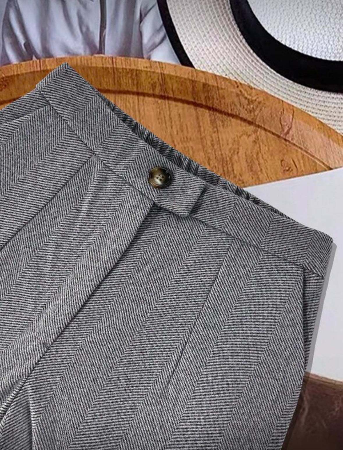 Pantalon de costume long