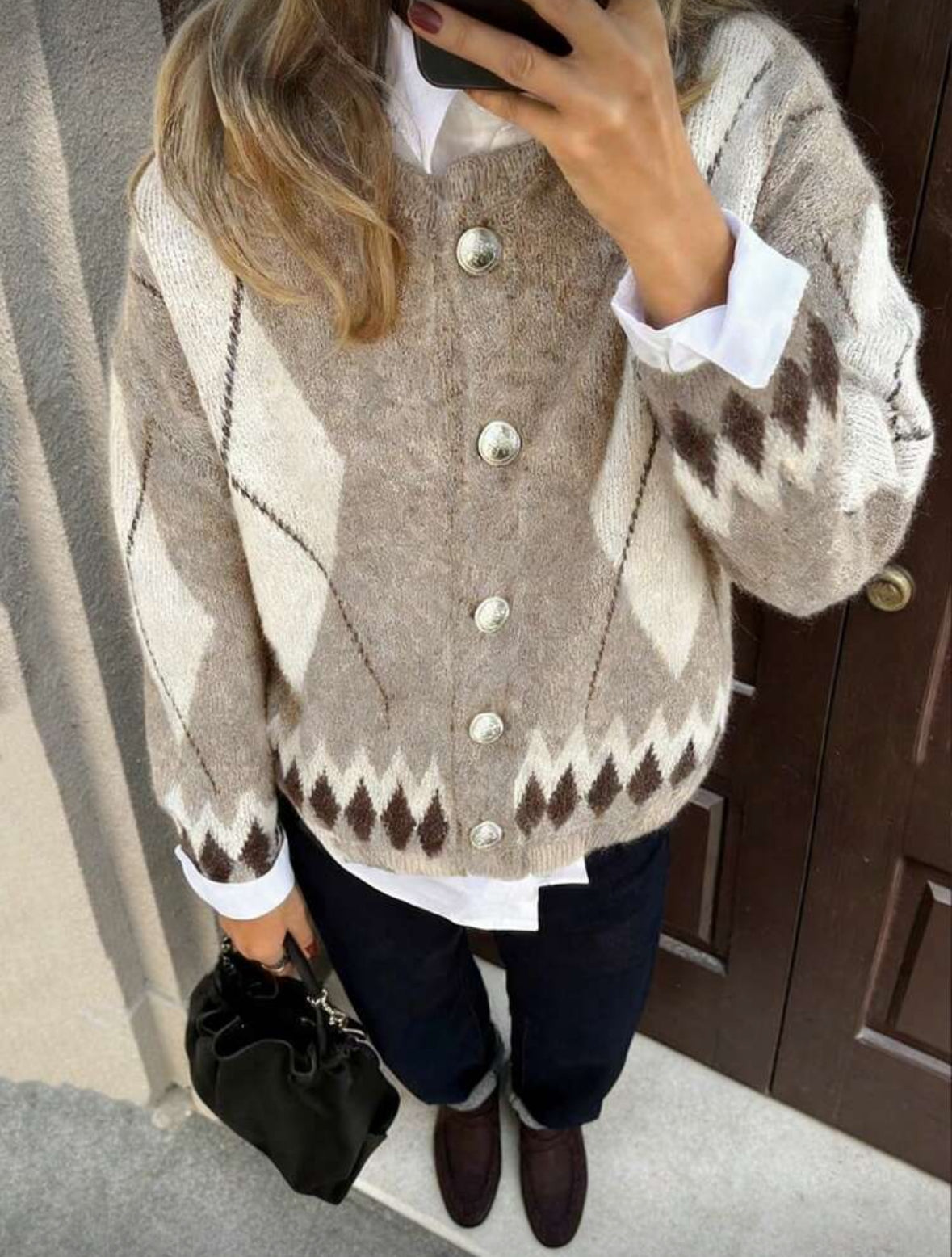 Cardigan à manches longues