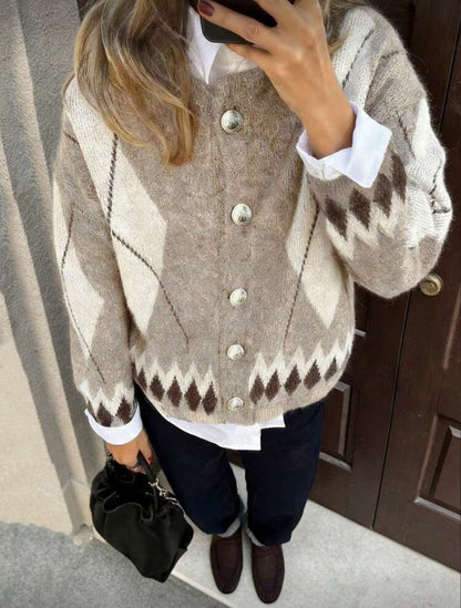 Cardigan à manches longues