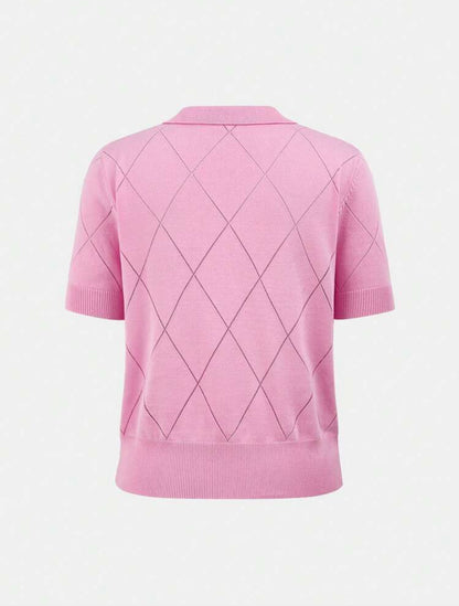 Polo collar diamond