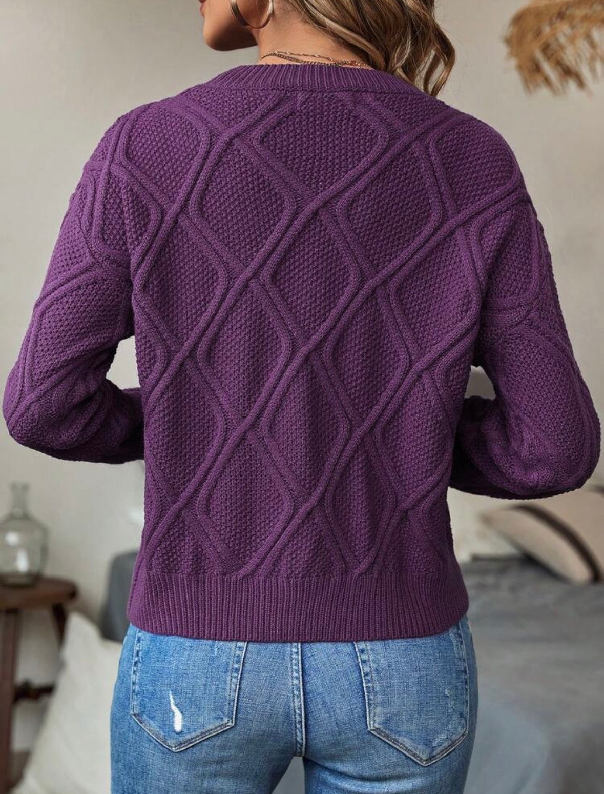 Top en tricot - Purple