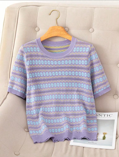 Pull en tricot — jacquard