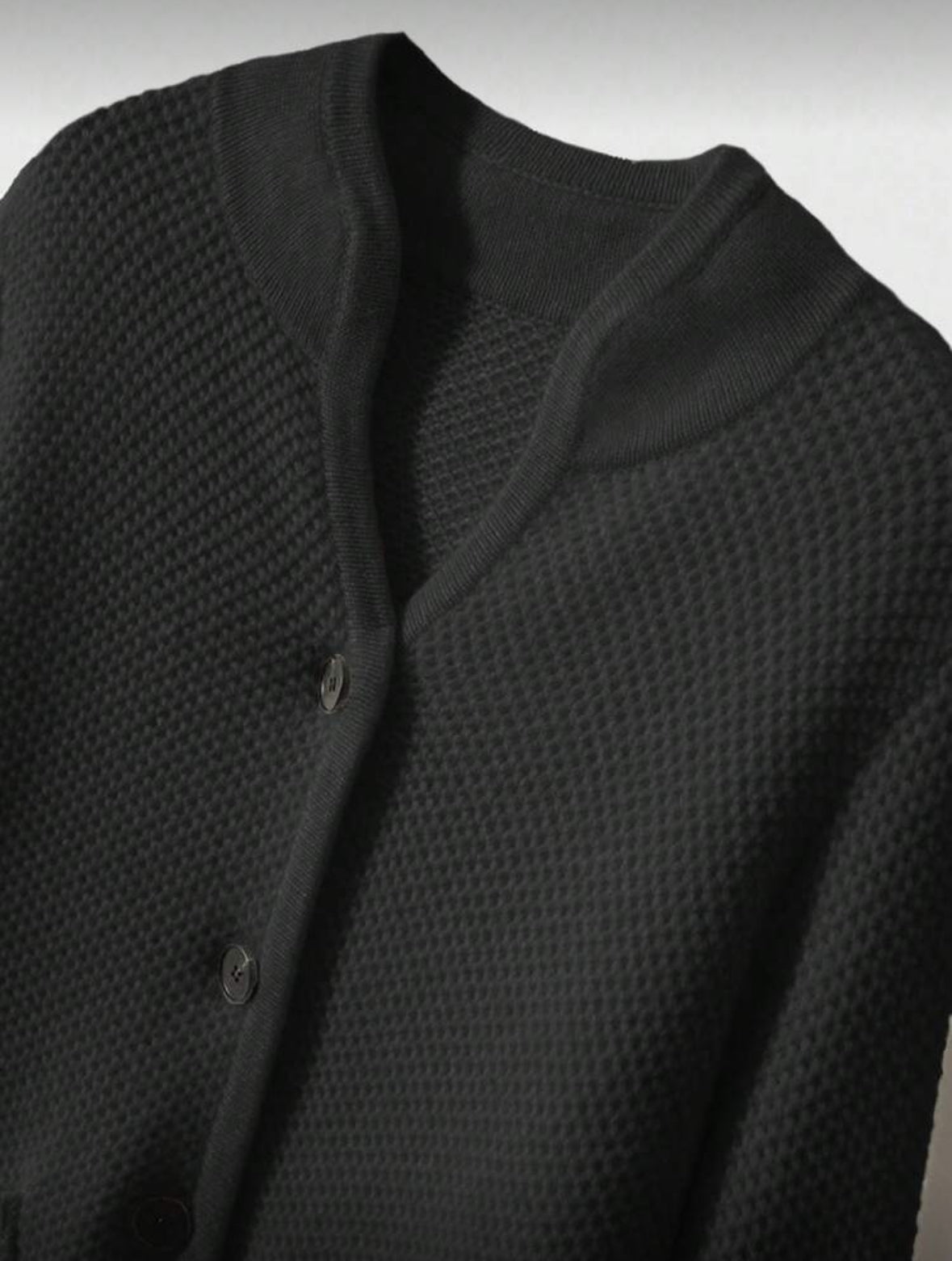 Veste en tricot (Noir)
