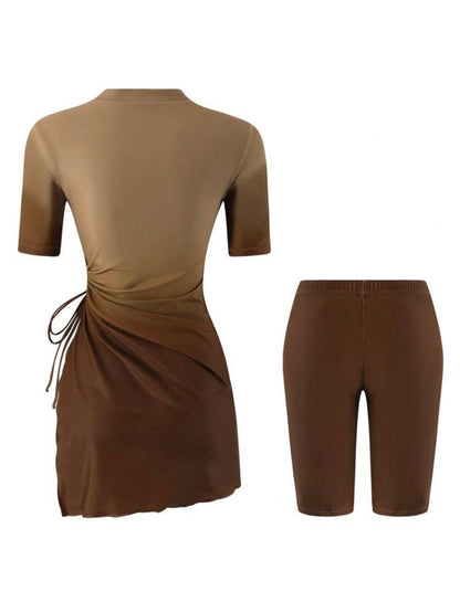 Robe de plage dégradée