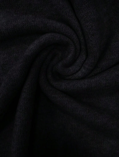 Pull ample à col V à manches longues