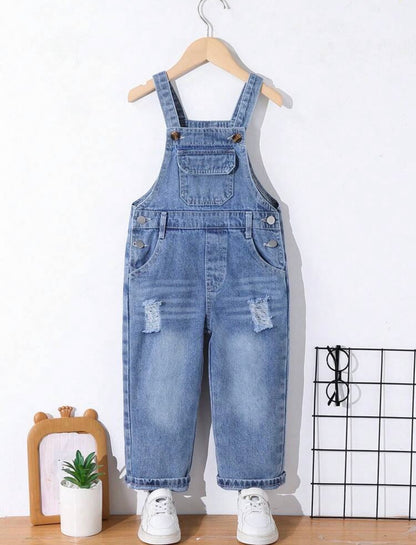 Pantalon salopette en jean