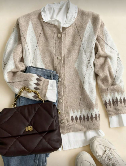 Cardigan à manches longues