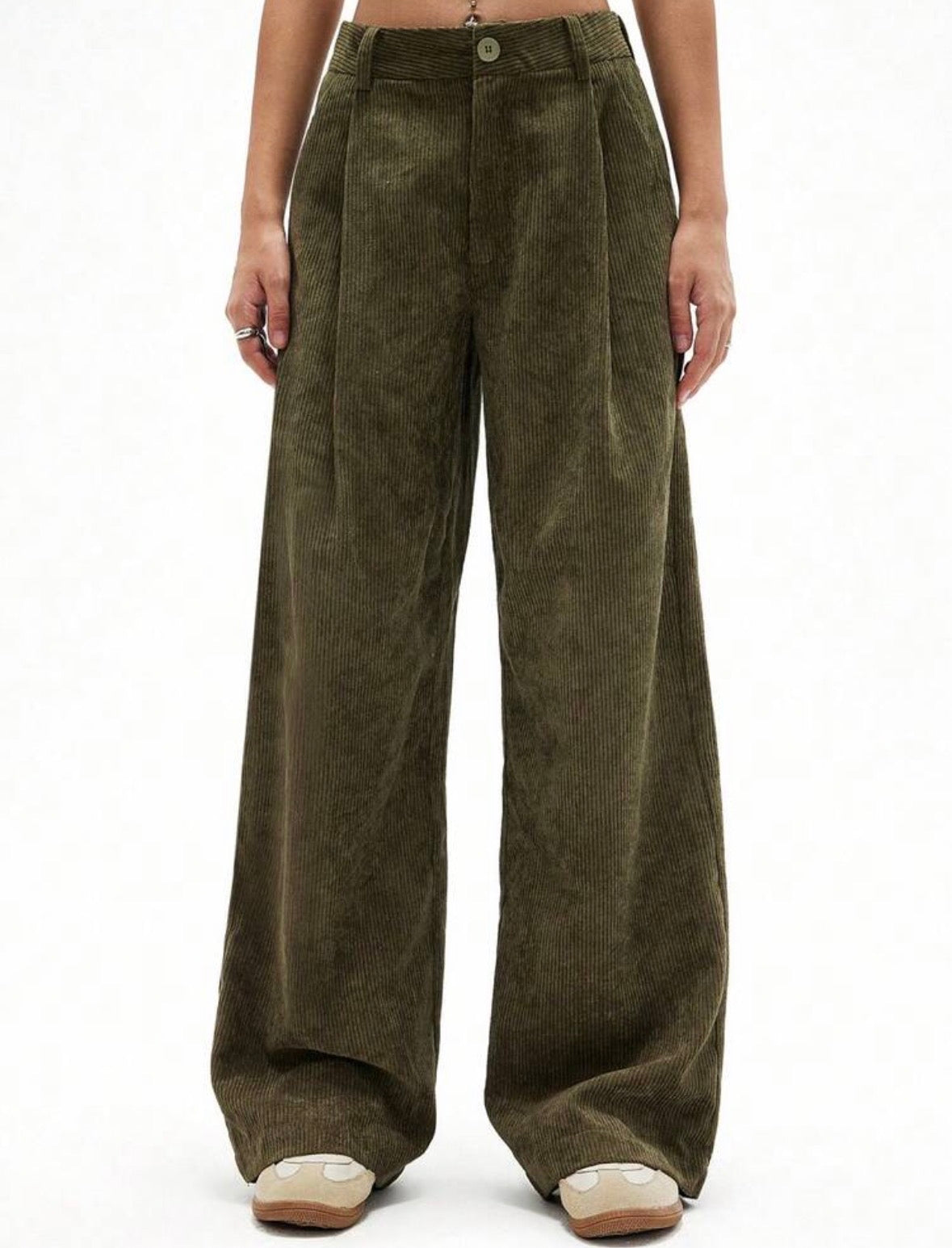 Pantalon velours - Vert