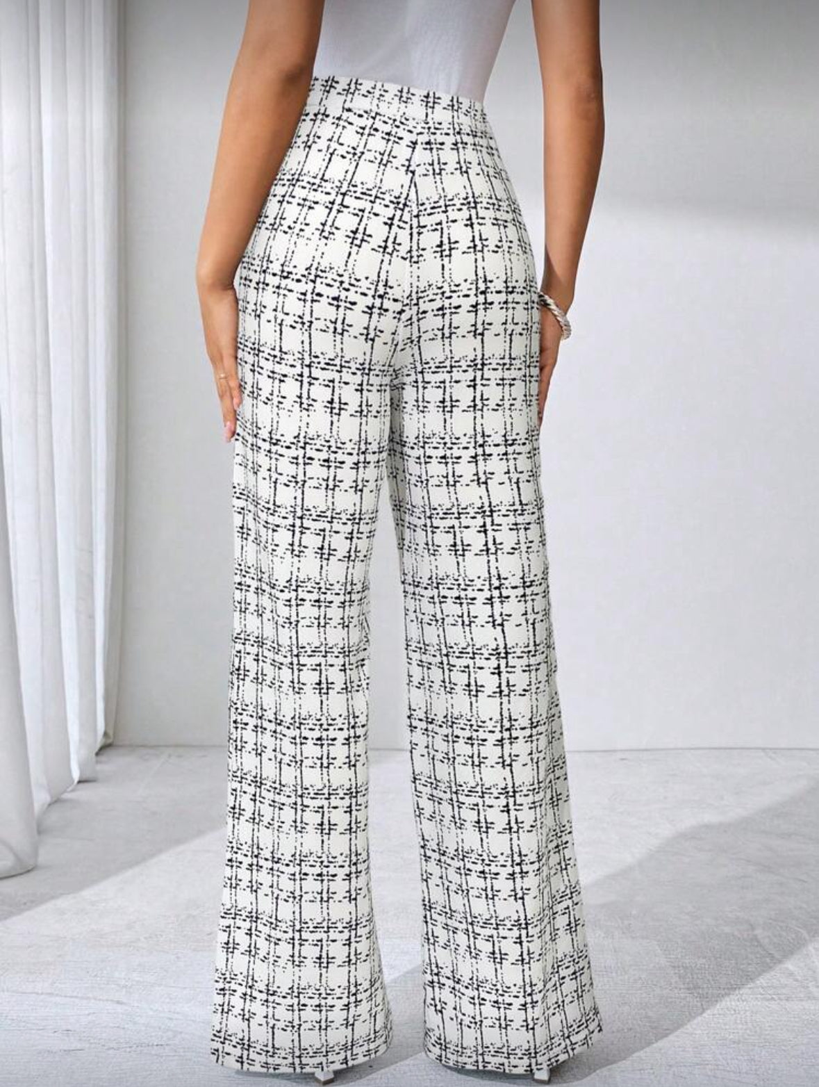 Pantalon tricoté élastique