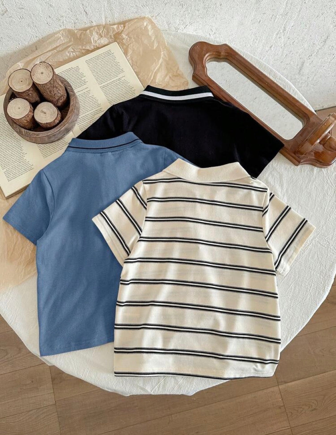 3 pièces Polo jeune garçon