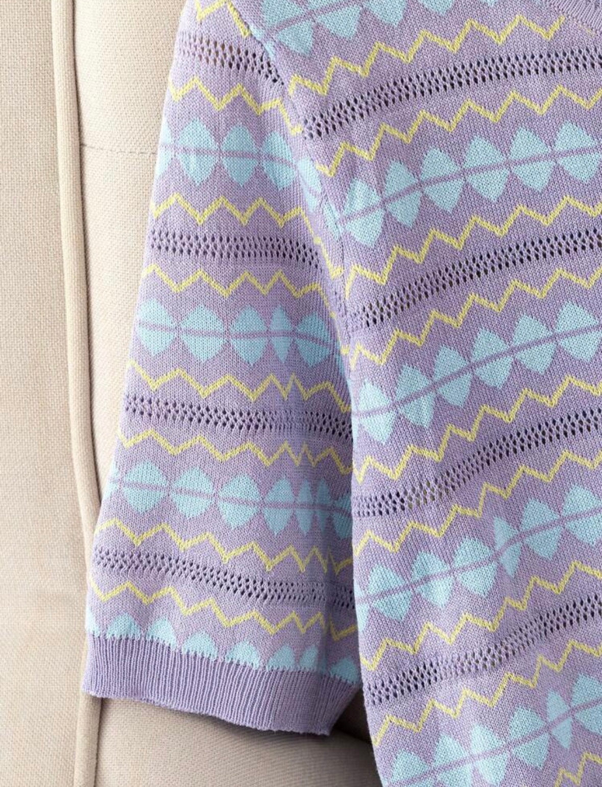 Pull en tricot — jacquard