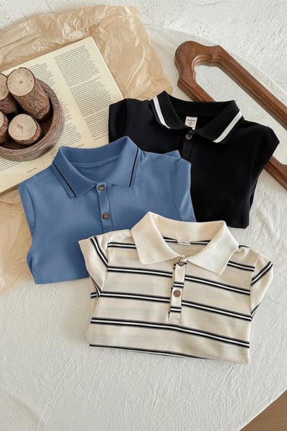 3 pièces Polo jeune garçon