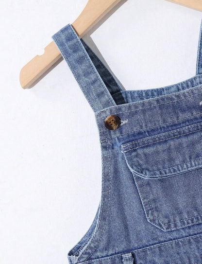 Pantalon salopette en jean