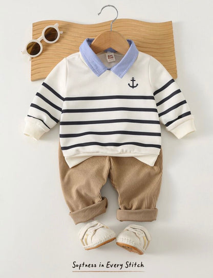 Ensemble - Shirt pullove + pantalon