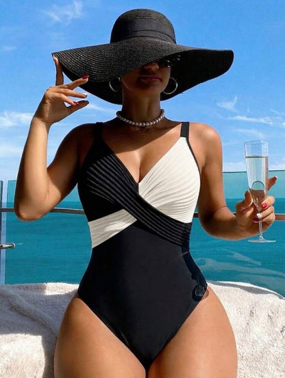 Criss-cross front (Black & white)