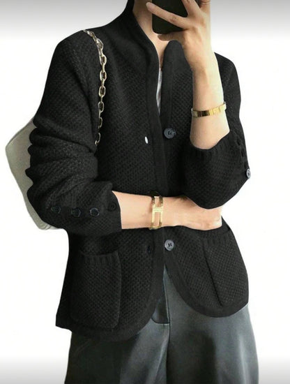 Veste en tricot (Noir)