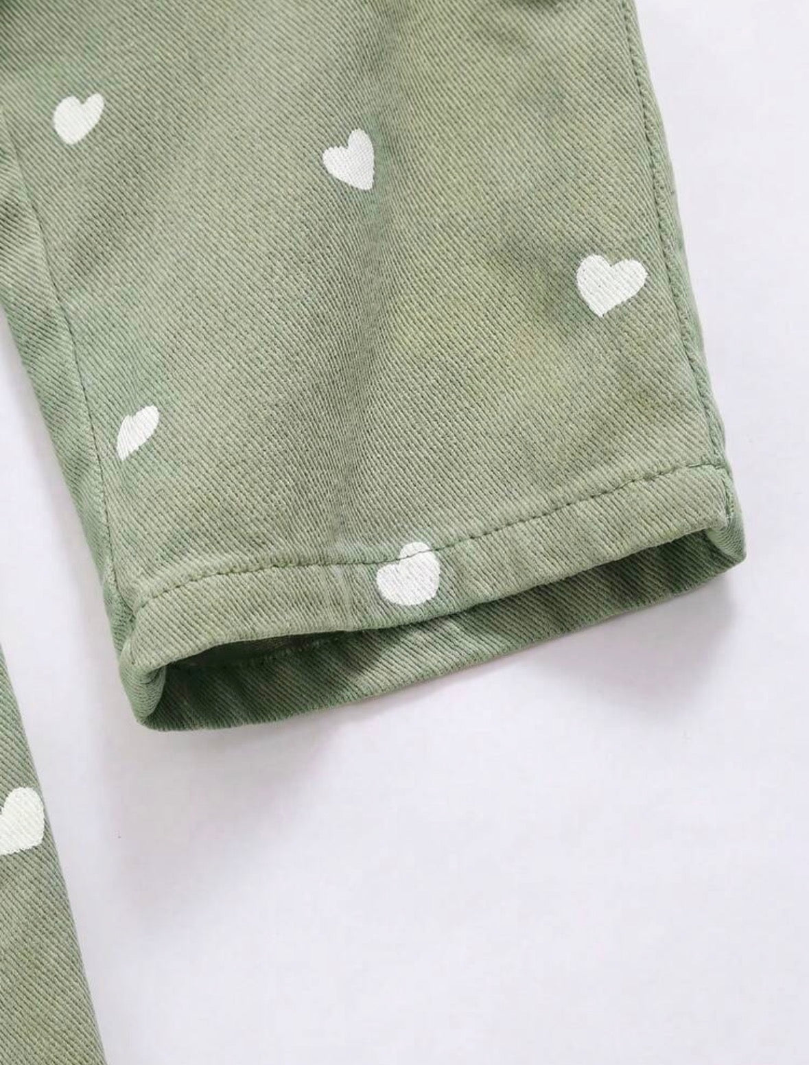 Salopette vert clair
