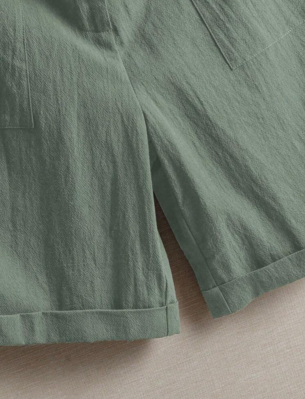 Short en lin (Mint green)