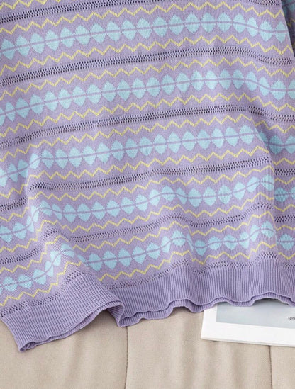 Pull en tricot — jacquard
