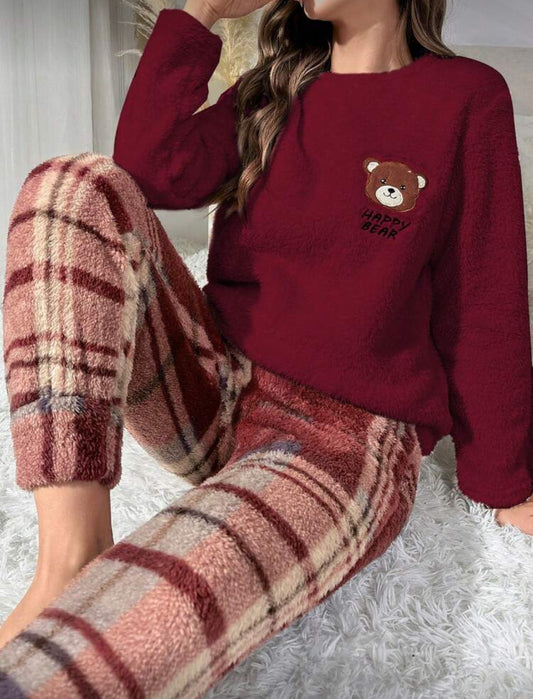 Ensemble pyjama  avec broderie d'ours