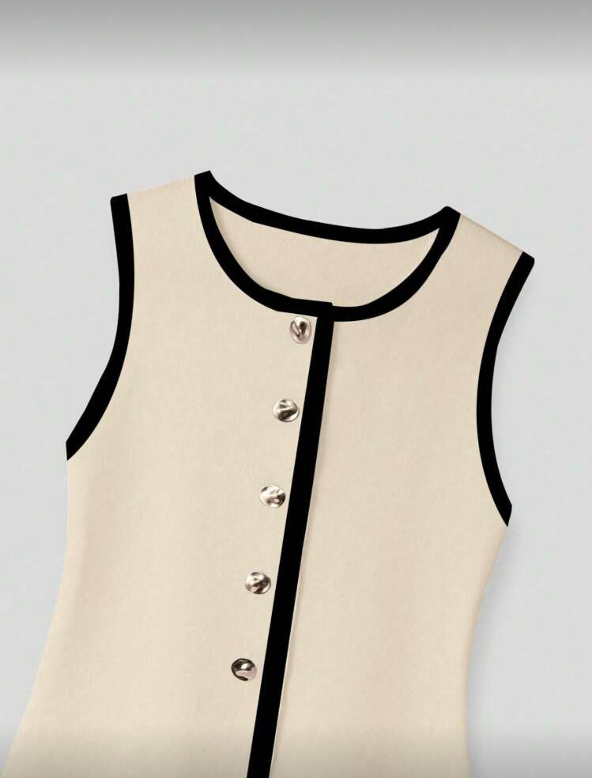 Top tricoté style simple