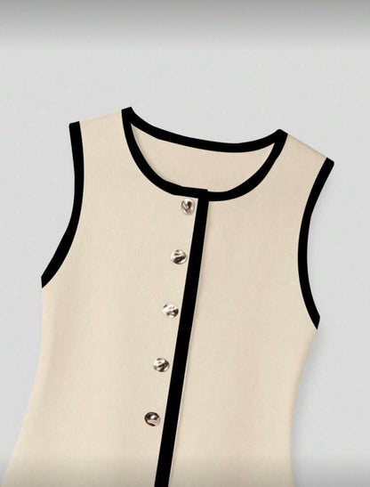 Top tricoté style simple