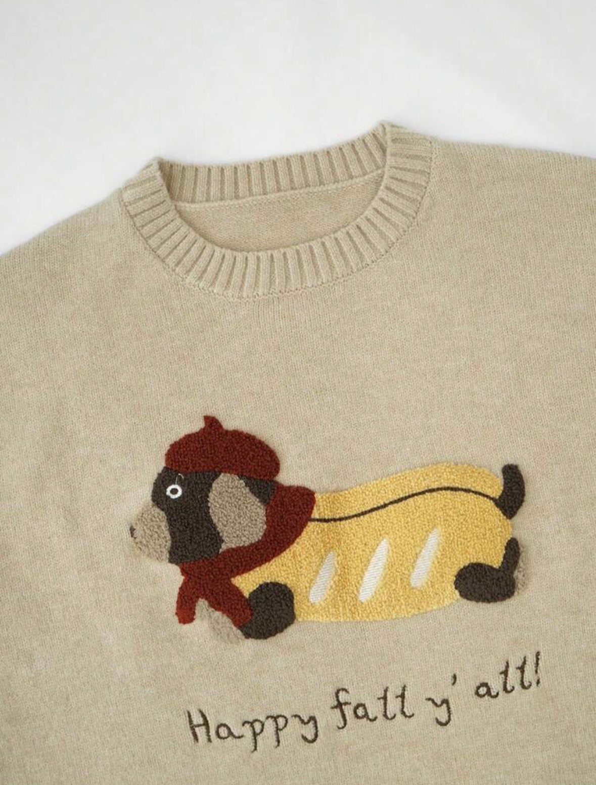 Pull col rond - Teckel