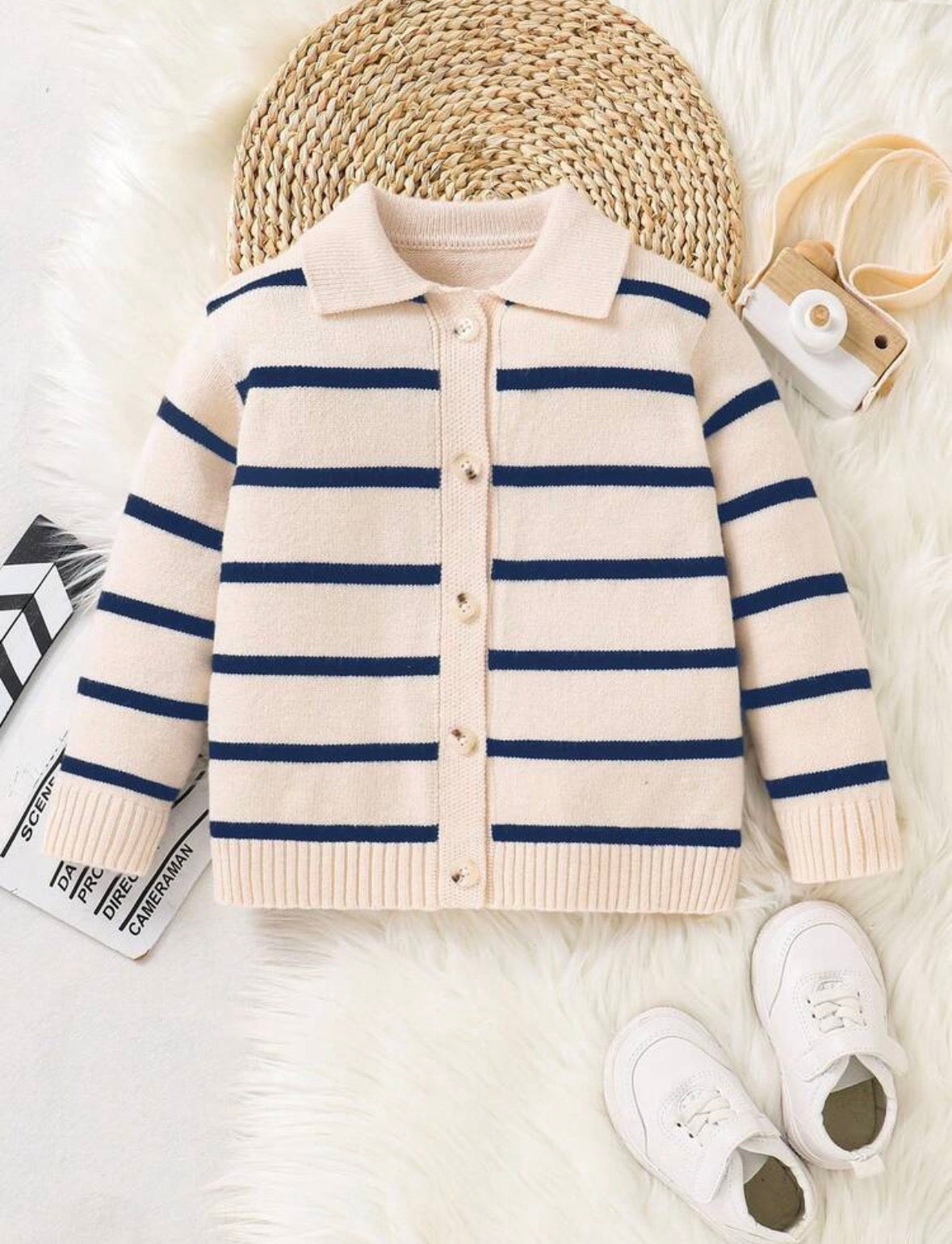 Cardigan rayé Jeune garçon