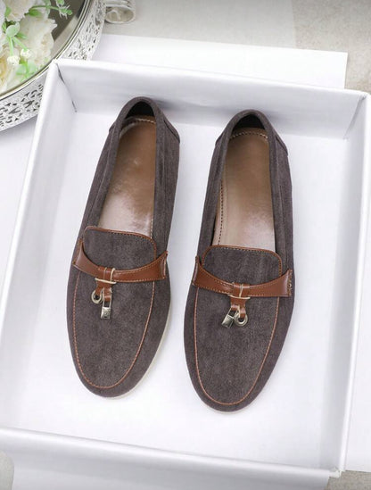 Loafer vert (Marron fonçé)