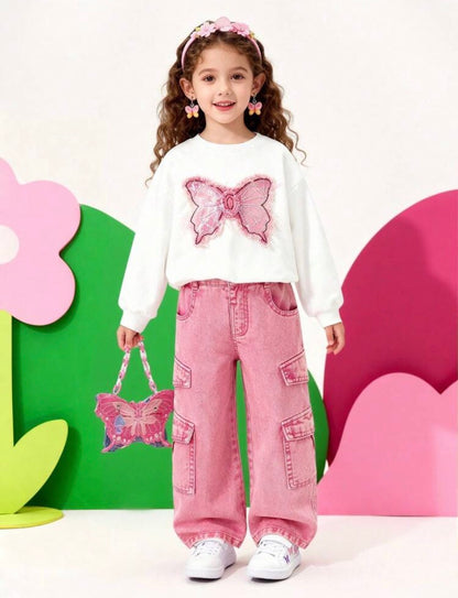 Ensemble 2 pièces - Sweat-shirt + pantalon cargo