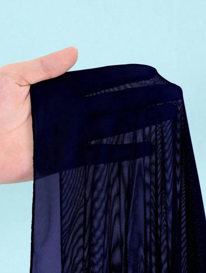 Maillot de bain  Robe texturée (Blu)