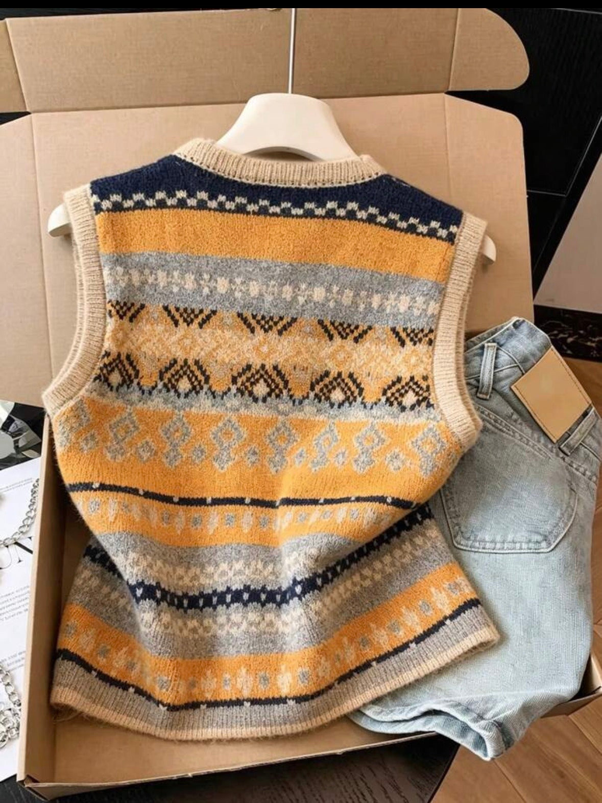 Gilet cardigan - sans manches