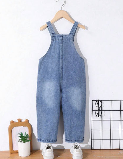 Pantalon salopette en jean