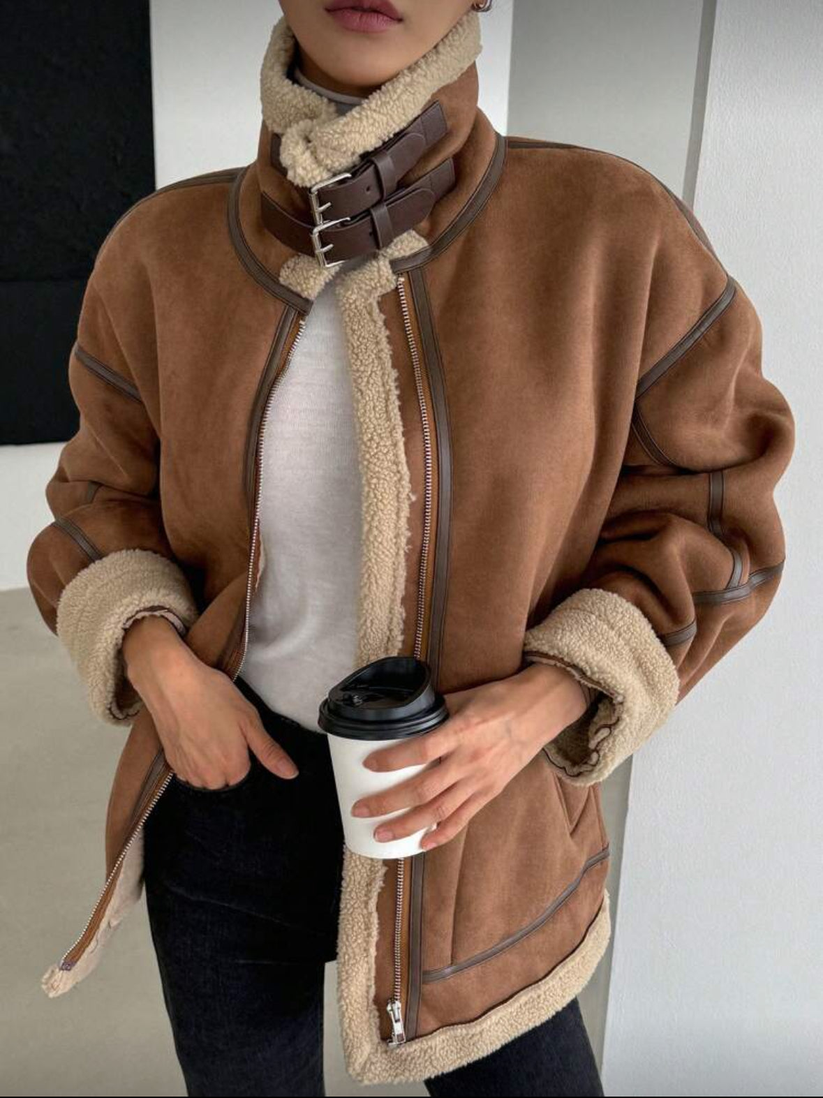 Veste à doublure thermique épaisse