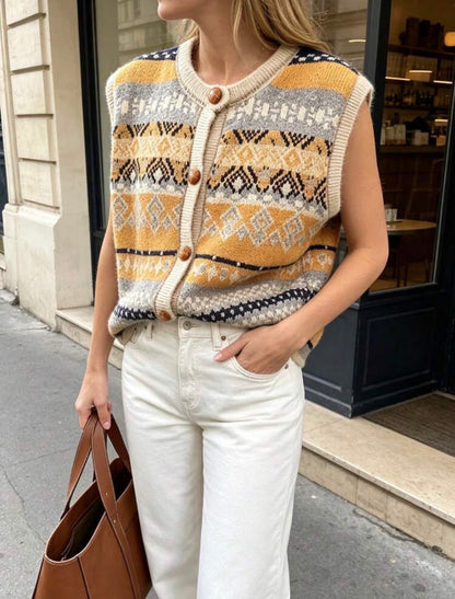 Gilet cardigan - sans manches