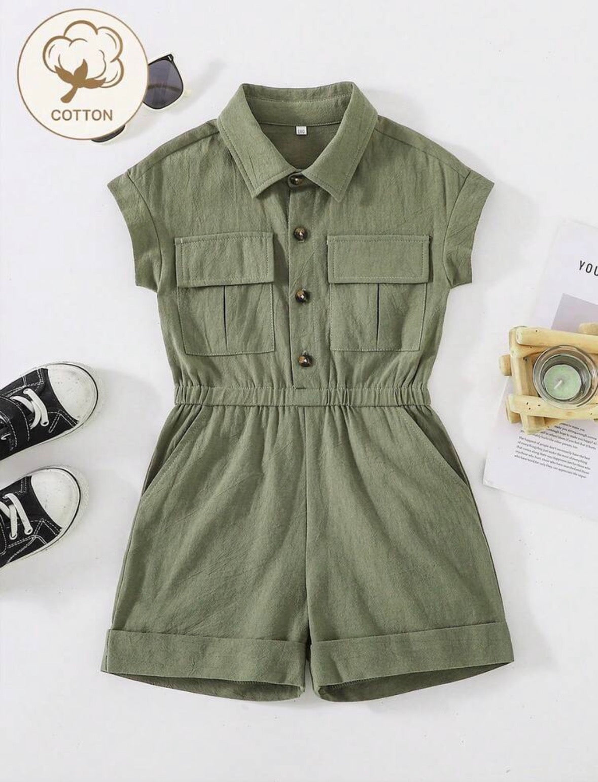 Combinaison vert militaire