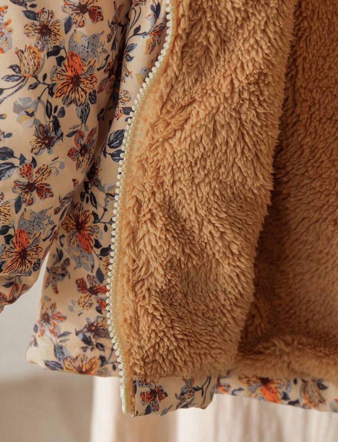 Sweat-shirt à capuche zippé doublé