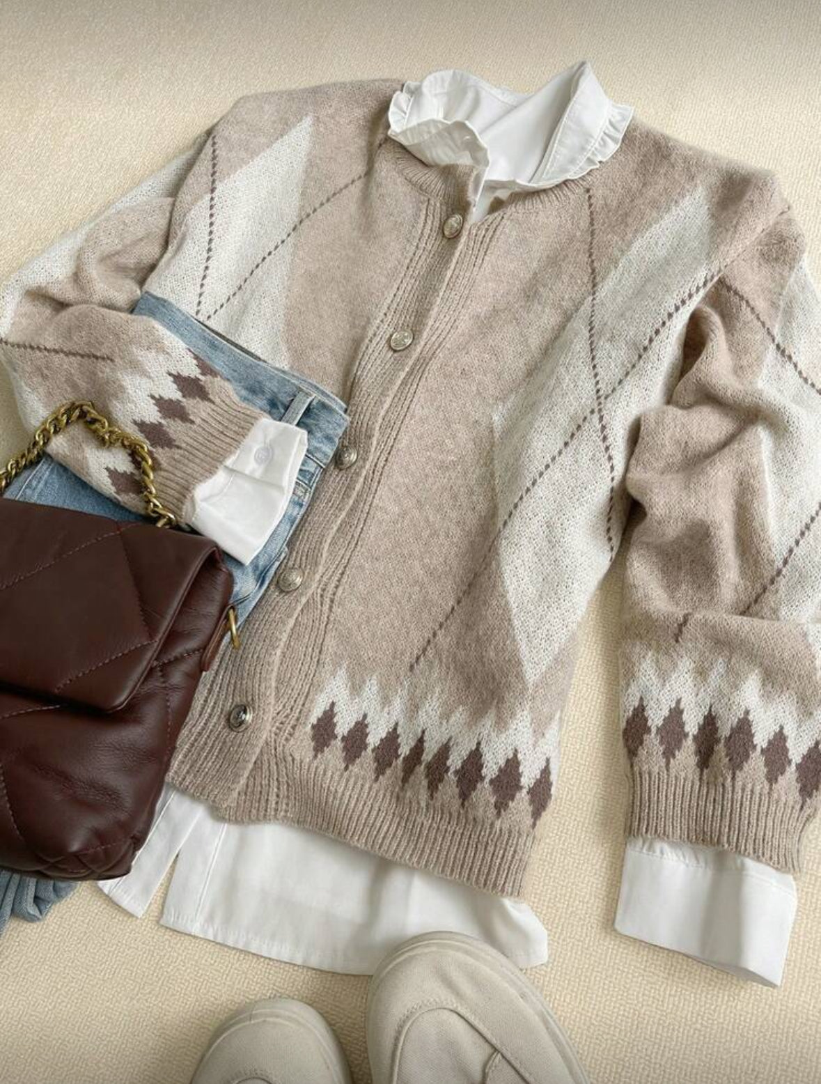 Cardigan à manches longues