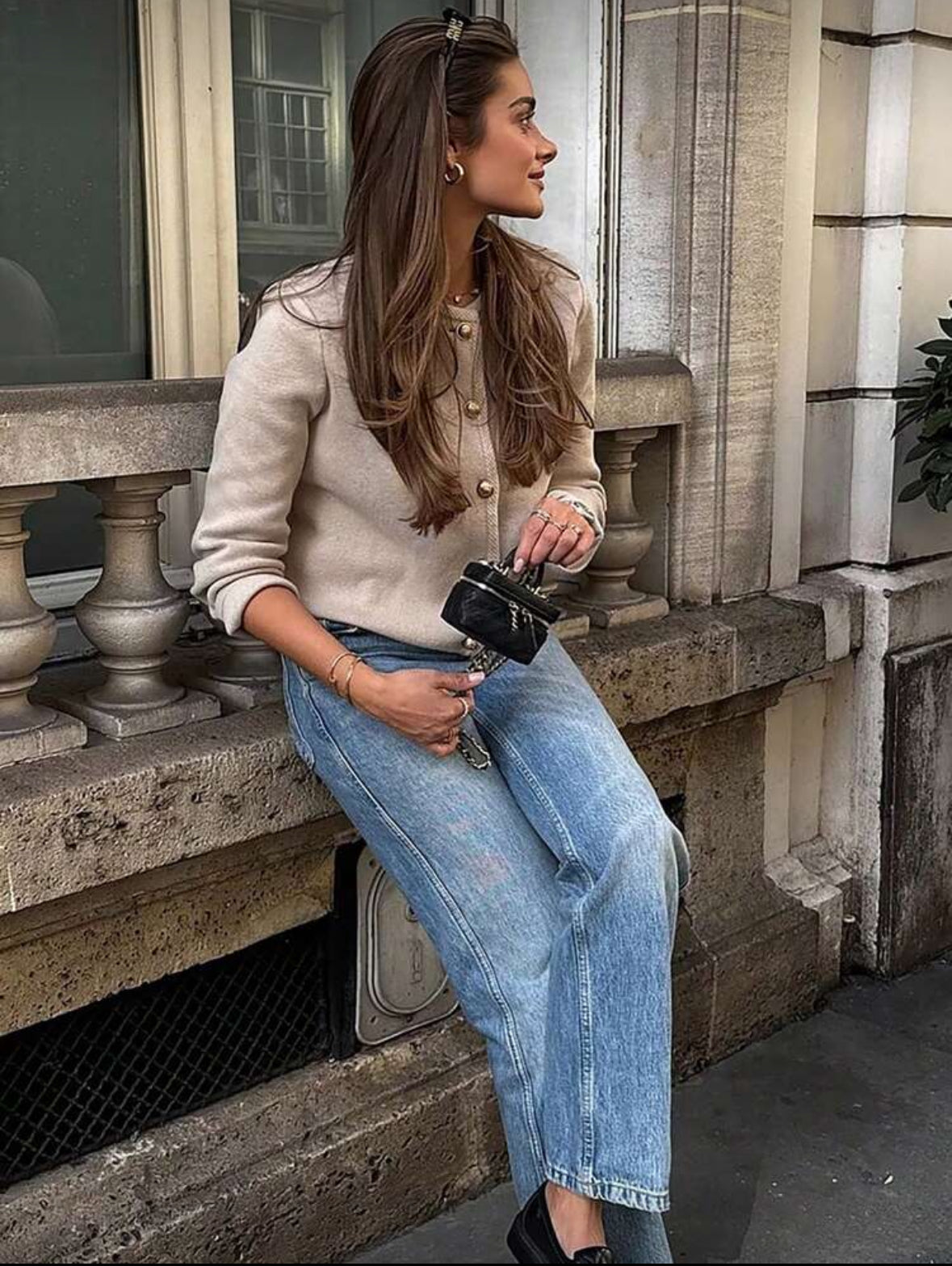 Cardigan tricoté simple