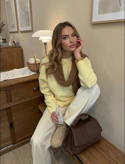 Pull Tricot - Jaune