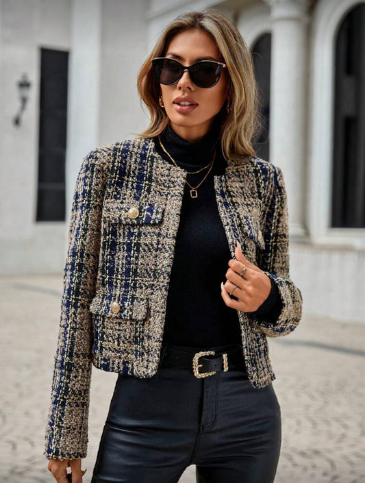 Veste / Manteau à carreaux