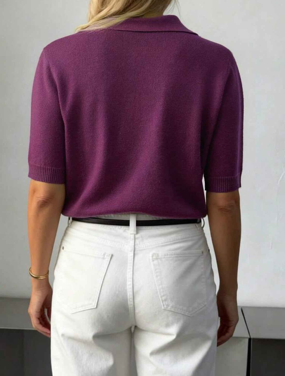 Pull col roulé