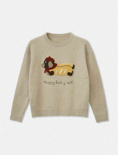 Pull col rond - Teckel