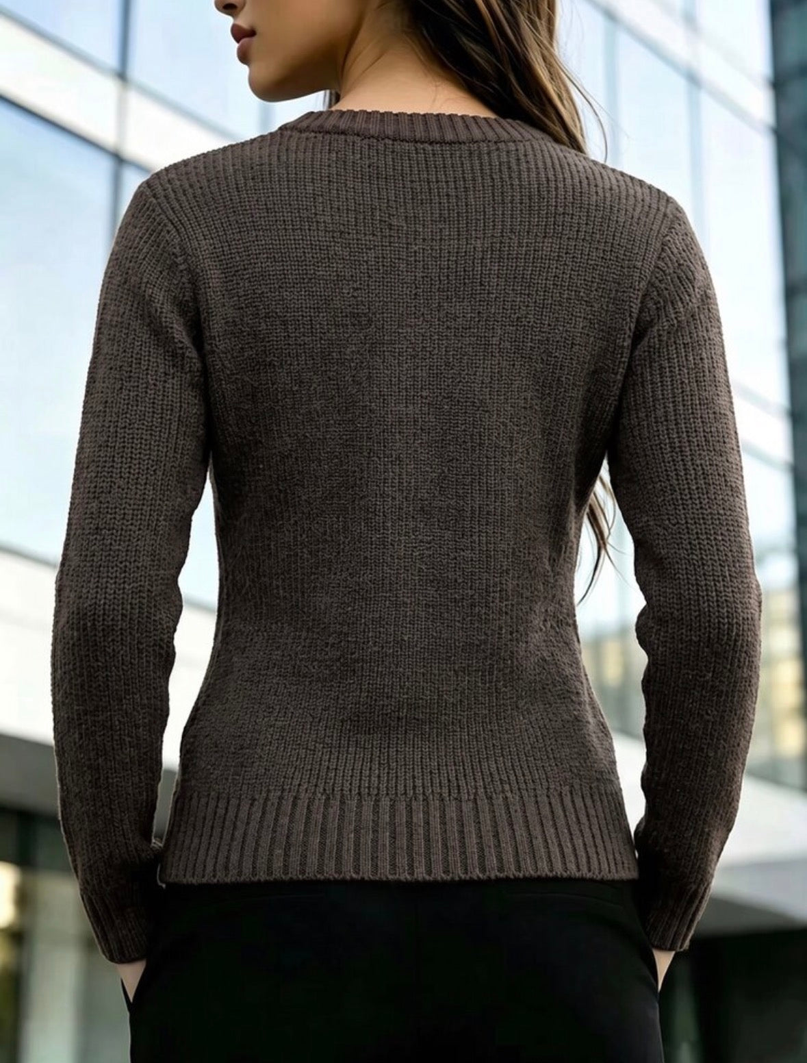 Pull automn - Boutons en corne