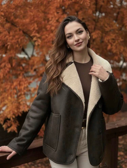 Veste en polaire - Marron foncé