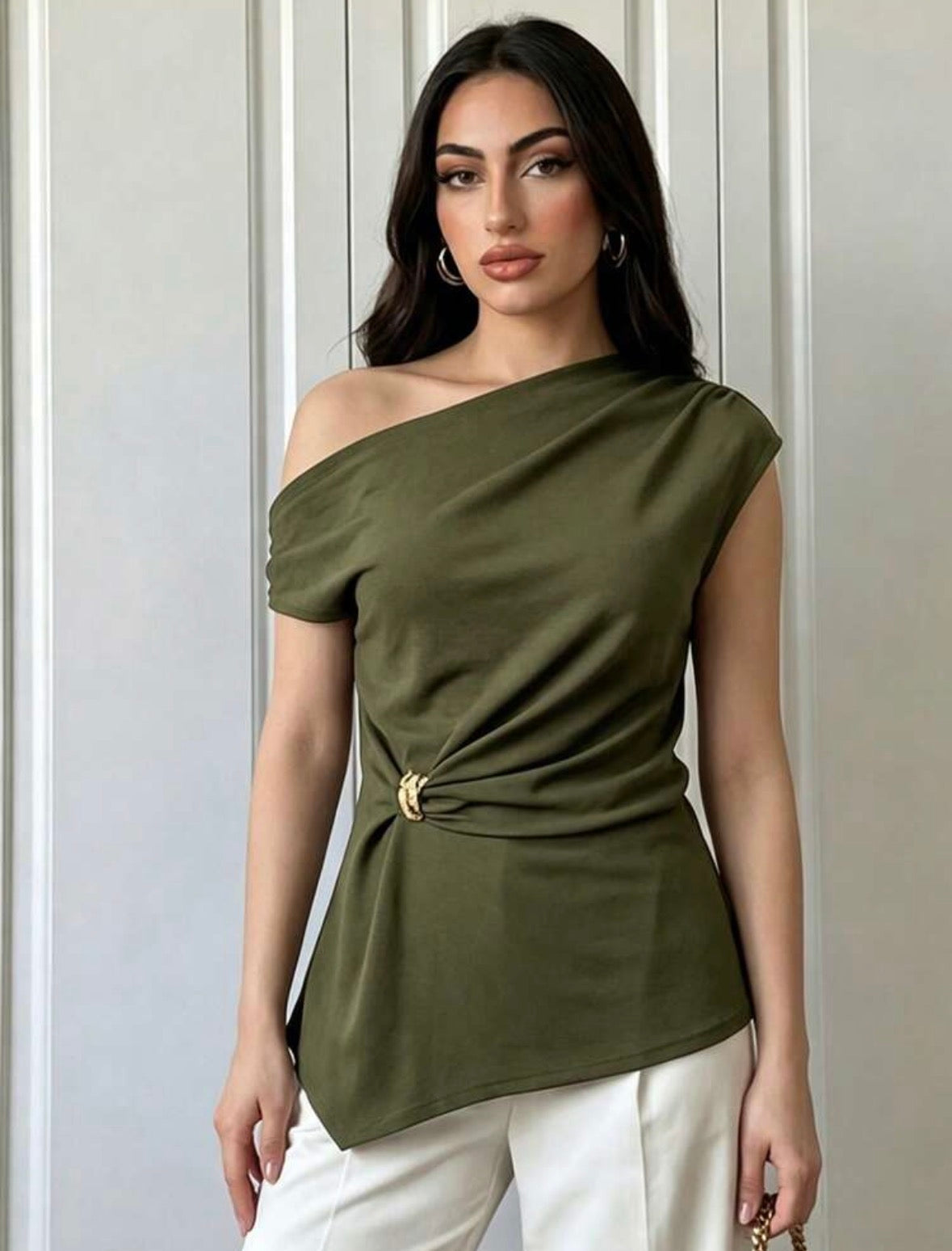 Blouse élégante (Army green)