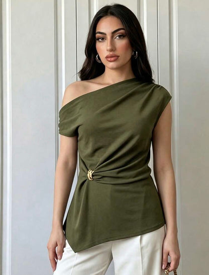 Blouse élégante (Army green)